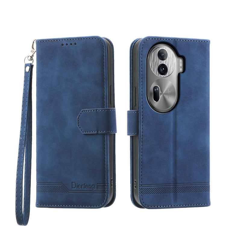 Dierfeng Dream Line TPU Hybrid PU Leather Phone Case, For OPPO A6 Pro 4G / 5G Global / F31 5G, For OPPO Reno14 Global / Reno14 F 5G, For OPPO A5x 5G / A3 4G / 5G / A3x 4G / 5G, For OPPO A5 5G Global / A3 Pro 5G, For OPPO A5 PRO 5G Global���������������...