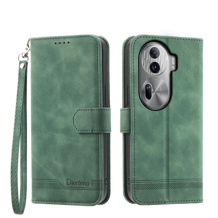 Dierfeng Dream Line TPU Hybrid PU Leather Phone Case, For OPPO Reno13 F 4G / 5G, For OPPO Reno11 Pro China, For OPPO Reno11 China, For OPPO A2, For OPPO A38 4G, For OPPO A58 4G, For OPPO Reno10 Global/Reno10 Pro Global, For OPPO Reno10 Pro+ 5G