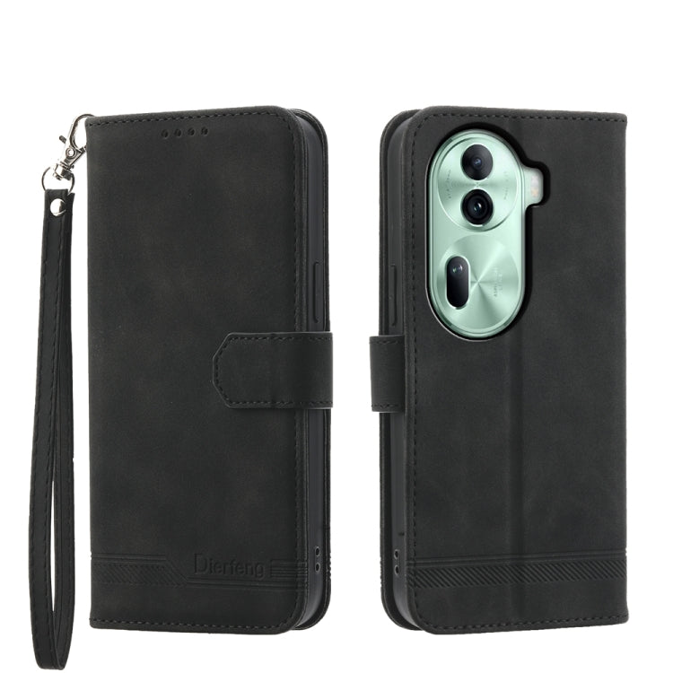 Dierfeng Dream Line TPU Hybrid PU Leather Phone Case, For OPPO Reno13 F 4G / 5G, For OPPO Reno11 Pro China, For OPPO Reno11 China, For OPPO A2, For OPPO A38 4G, For OPPO A58 4G, For OPPO Reno10 Global/Reno10 Pro Global, For OPPO Reno10 Pro+ 5G