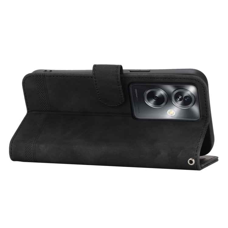 Dierfeng Dream Line TPU Hybrid PU Leather Phone Case, For OPPO A2, For OPPO A38 4G, For OPPO A58 4G, For OPPO Reno10 Global/Reno10 Pro Global, For OPPO Reno10 Pro+ 5G, For OPPO A78 5G Global/A58x Global/A1x 5G, For OPPO A79 5G