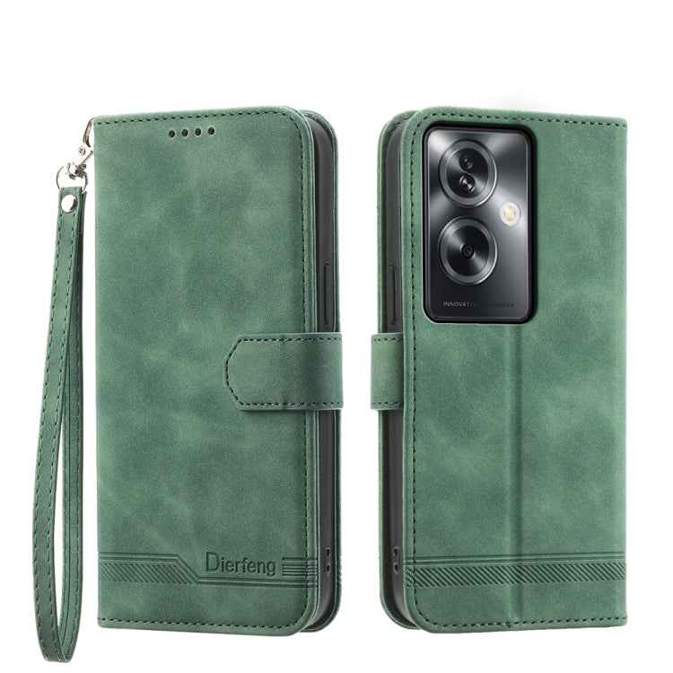 Dierfeng Dream Line TPU Hybrid PU Leather Phone Case, For OPPO A2, For OPPO A38 4G, For OPPO A58 4G, For OPPO Reno10 Global/Reno10 Pro Global, For OPPO Reno10 Pro+ 5G, For OPPO A78 5G Global/A58x Global/A1x 5G, For OPPO A79 5G