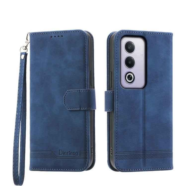 Dierfeng Dream Line TPU Hybrid PU Leather Phone Case, For OPPO A6 Pro 4G / 5G Global / F31 5G, For OPPO Reno14 Global / Reno14 F 5G, For OPPO A5x 5G / A3 4G / 5G / A3x 4G / 5G, For OPPO A5 5G Global / A3 Pro 5G, For OPPO A5 PRO 5G Global���������������...