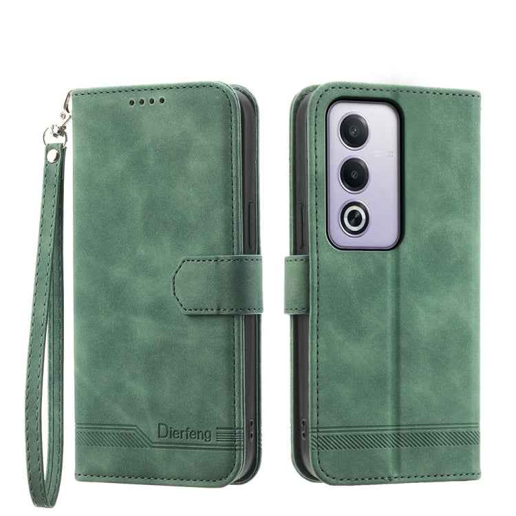 Dierfeng Dream Line TPU Hybrid PU Leather Phone Case, For OPPO A6 Pro 4G / 5G Global / F31 5G, For OPPO Reno14 Global / Reno14 F 5G, For OPPO A5x 5G / A3 4G / 5G / A3x 4G / 5G, For OPPO A5 5G Global / A3 Pro 5G, For OPPO A5 PRO 5G Global���������������...