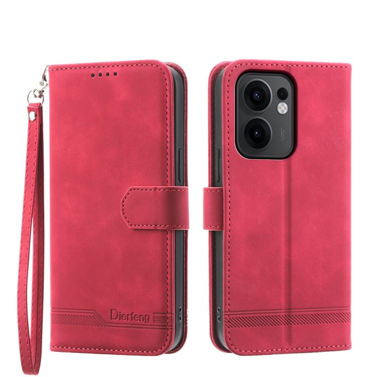 Dierfeng Dream Line TPU Hybrid PU Leather Phone Case, For OPPO Reno13 F 4G / 5G, For OPPO Reno11 Pro China, For OPPO Reno11 China, For OPPO A2, For OPPO A38 4G, For OPPO A58 4G, For OPPO Reno10 Global/Reno10 Pro Global, For OPPO Reno10 Pro+ 5G