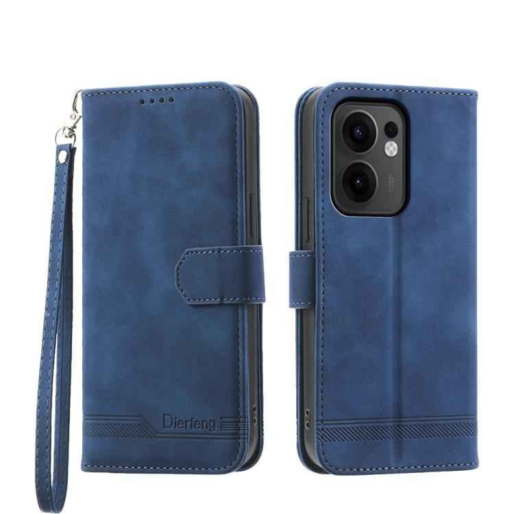 Dierfeng Dream Line TPU Hybrid PU Leather Phone Case, For OPPO A6 Pro 4G / 5G Global / F31 5G, For OPPO Reno14 Global / Reno14 F 5G, For OPPO A5x 5G / A3 4G / 5G / A3x 4G / 5G, For OPPO A5 5G Global / A3 Pro 5G, For OPPO A5 PRO 5G Global���������������...