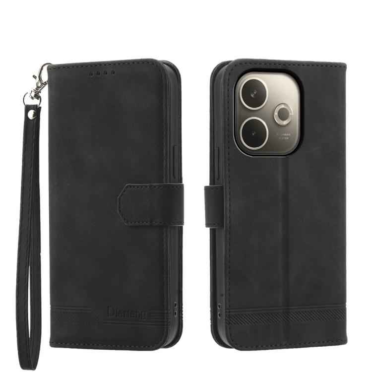 Dierfeng Dream Line TPU Hybrid PU Leather Phone Case, For OPPO A6 Pro 4G / 5G Global / F31 5G, For OPPO Reno14 Global / Reno14 F 5G, For OPPO A5x 5G / A3 4G / 5G / A3x 4G / 5G, For OPPO A5 5G Global / A3 Pro 5G, For OPPO A5 PRO 5G Global���������������...