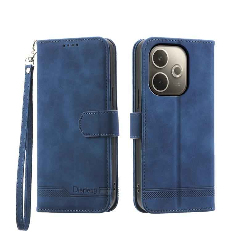 Dierfeng Dream Line TPU Hybrid PU Leather Phone Case, For OPPO A6 Pro 4G / 5G Global / F31 5G, For OPPO Reno14 Global / Reno14 F 5G, For OPPO A5x 5G / A3 4G / 5G / A3x 4G / 5G, For OPPO A5 5G Global / A3 Pro 5G, For OPPO A5 PRO 5G Global���������������...