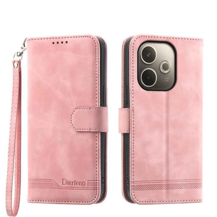 Dierfeng Dream Line TPU Hybrid PU Leather Phone Case, For OPPO A6 Pro 4G / 5G Global / F31 5G, For OPPO Reno14 Global / Reno14 F 5G, For OPPO A5x 5G / A3 4G / 5G / A3x 4G / 5G, For OPPO A5 5G Global / A3 Pro 5G, For OPPO A5 PRO 5G Global���������������...