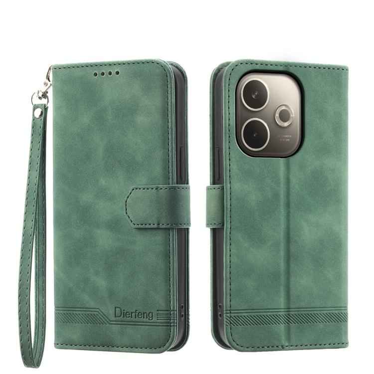 Dierfeng Dream Line TPU Hybrid PU Leather Phone Case, For OPPO A6 Pro 4G / 5G Global / F31 5G, For OPPO Reno14 Global / Reno14 F 5G, For OPPO A5x 5G / A3 4G / 5G / A3x 4G / 5G, For OPPO A5 5G Global / A3 Pro 5G, For OPPO A5 PRO 5G Global���������������...