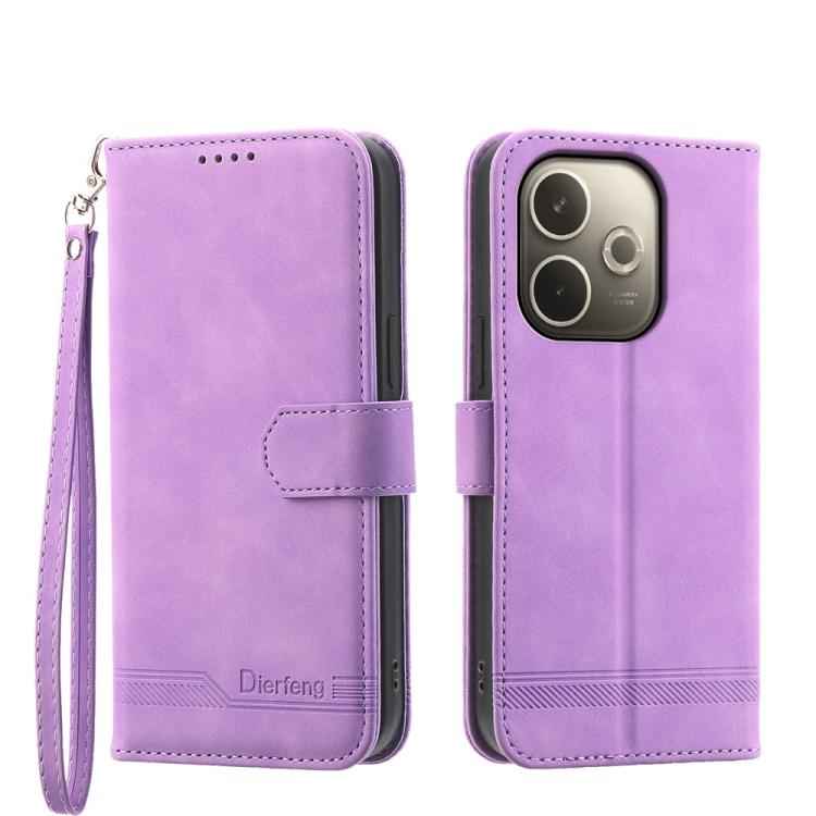 Dierfeng Dream Line TPU Hybrid PU Leather Phone Case, For OPPO A6 Pro 4G / 5G Global / F31 5G, For OPPO Reno14 Global / Reno14 F 5G, For OPPO A5x 5G / A3 4G / 5G / A3x 4G / 5G, For OPPO A5 5G Global / A3 Pro 5G, For OPPO A5 PRO 5G Global���������������...