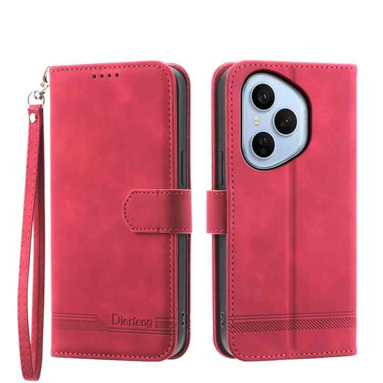 Dierfeng Dream Line TPU Hybrid PU Leather Phone Case, For OPPO A6 Pro 4G / 5G Global / F31 5G, For OPPO Reno14 Global / Reno14 F 5G, For OPPO A5x 5G / A3 4G / 5G / A3x 4G / 5G, For OPPO A5 5G Global / A3 Pro 5G, For OPPO A5 PRO 5G Global���������������...