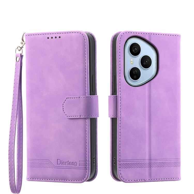Dierfeng Dream Line TPU Hybrid PU Leather Phone Case, For OPPO A6 Pro 4G / 5G Global / F31 5G, For OPPO Reno14 Global / Reno14 F 5G, For OPPO A5x 5G / A3 4G / 5G / A3x 4G / 5G, For OPPO A5 5G Global / A3 Pro 5G, For OPPO A5 PRO 5G Global���������������...