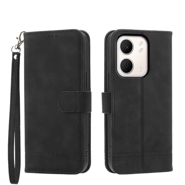 Dierfeng Dream Line TPU Hybrid PU Leather Phone Case, For OPPO A6 Pro 4G / 5G Global / F31 5G, For OPPO Reno14 Global / Reno14 F 5G, For OPPO A5x 5G / A3 4G / 5G / A3x 4G / 5G, For OPPO A5 5G Global / A3 Pro 5G, For OPPO A5 PRO 5G Global���������������...