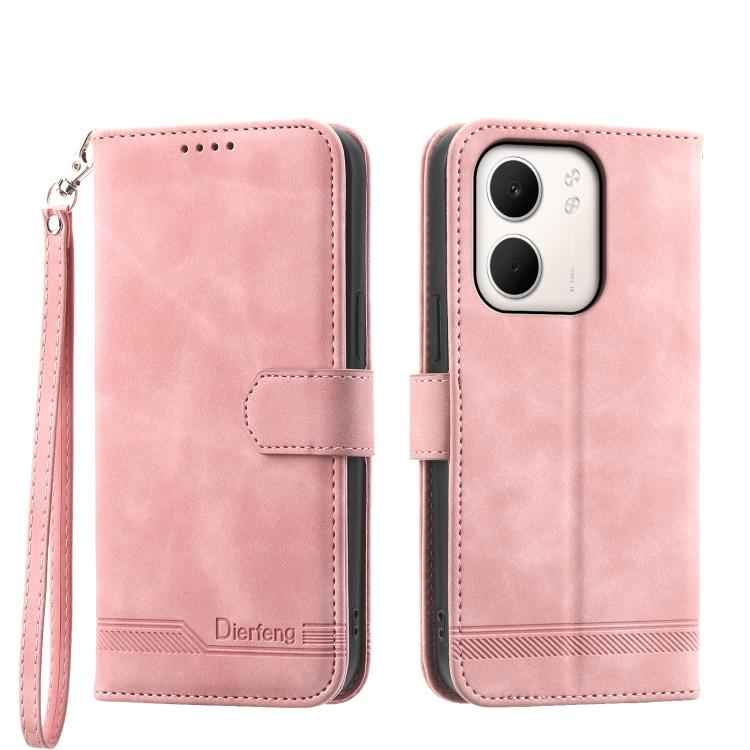 Dierfeng Dream Line TPU Hybrid PU Leather Phone Case, For OPPO A6 Pro 4G / 5G Global / F31 5G, For OPPO Reno14 Global / Reno14 F 5G, For OPPO A5x 5G / A3 4G / 5G / A3x 4G / 5G, For OPPO A5 5G Global / A3 Pro 5G, For OPPO A5 PRO 5G Global���������������...