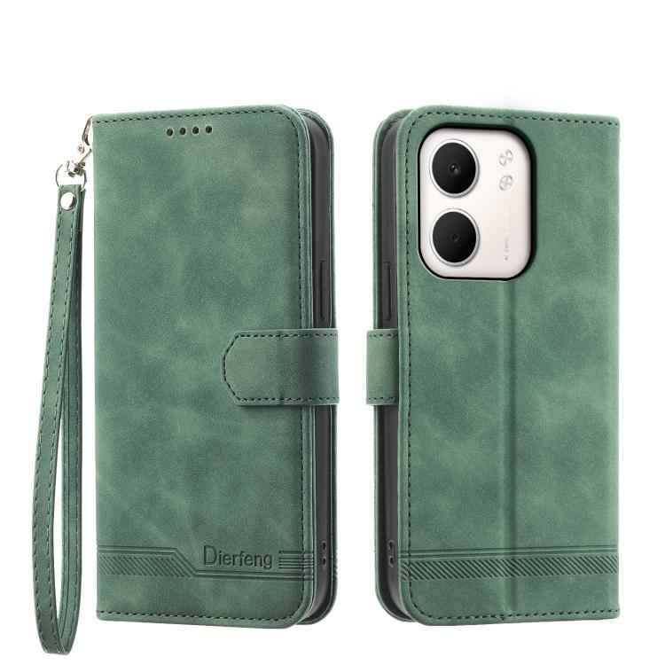 Dierfeng Dream Line TPU Hybrid PU Leather Phone Case, For OPPO A6 Pro 4G / 5G Global / F31 5G, For OPPO Reno14 Global / Reno14 F 5G, For OPPO A5x 5G / A3 4G / 5G / A3x 4G / 5G, For OPPO A5 5G Global / A3 Pro 5G, For OPPO A5 PRO 5G Global���������������...