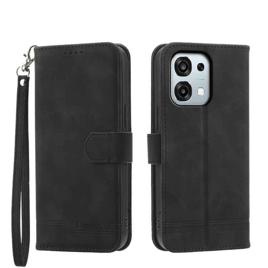 Dierfeng Dream Line TPU Hybrid PU Leather Phone Case, For OPPO A6 Pro 4G / 5G Global / F31 5G, For OPPO Reno14 Global / Reno14 F 5G, For OPPO A5x 5G / A3 4G / 5G / A3x 4G / 5G, For OPPO A5 5G Global / A3 Pro 5G, For OPPO A5 PRO 5G Global���������������...