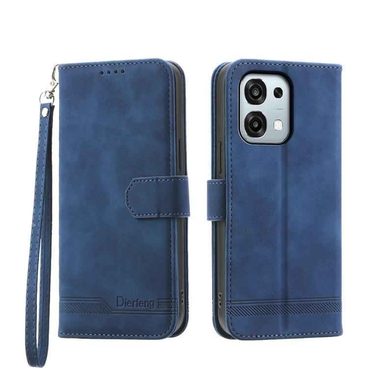 Dierfeng Dream Line TPU Hybrid PU Leather Phone Case, For OPPO A6 Pro 4G / 5G Global / F31 5G, For OPPO Reno14 Global / Reno14 F 5G, For OPPO A5x 5G / A3 4G / 5G / A3x 4G / 5G, For OPPO A5 5G Global / A3 Pro 5G, For OPPO A5 PRO 5G Global���������������...