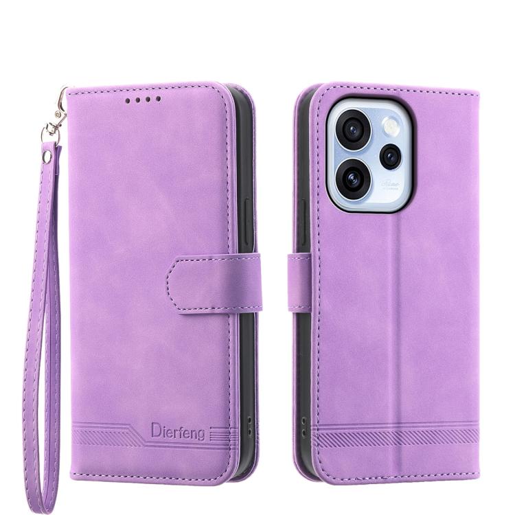 Dierfeng Dream Line TPU Hybrid PU Leather Phone Case, For OPPO Reno15 F 5G, For OPPO Reno15 5G / Reno 15c 5G, For OPPO A6x 5G / A6 5G Global, For OPPO A6 Pro 4G / 5G Global / F31 5G, For OPPO Reno14 Global / Reno14 F 5G                                 ...