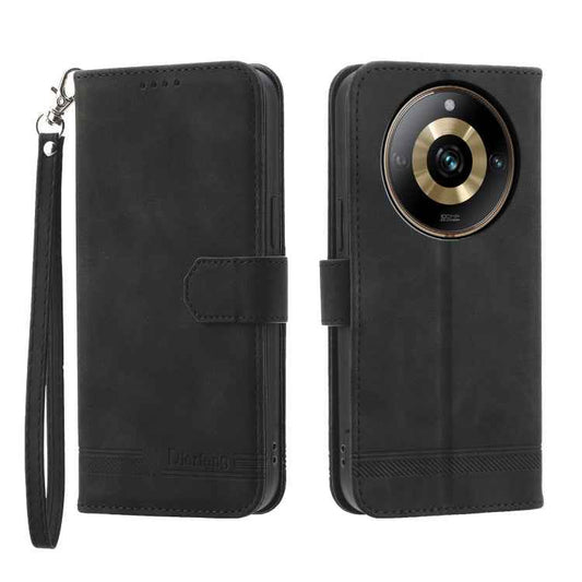 Dierfeng Dream Line TPU Hybrid PU Leather Phone Case, For Realme 11 Pro 5G / 11 Pro+ 5G