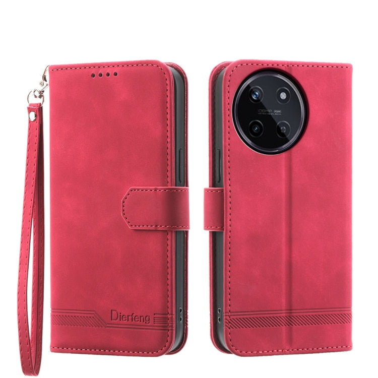 Dierfeng Dream Line TPU Hybrid PU Leather Phone Case