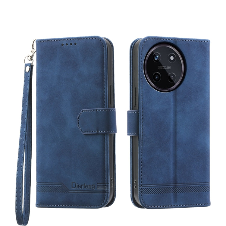 Dierfeng Dream Line TPU Hybrid PU Leather Phone Case