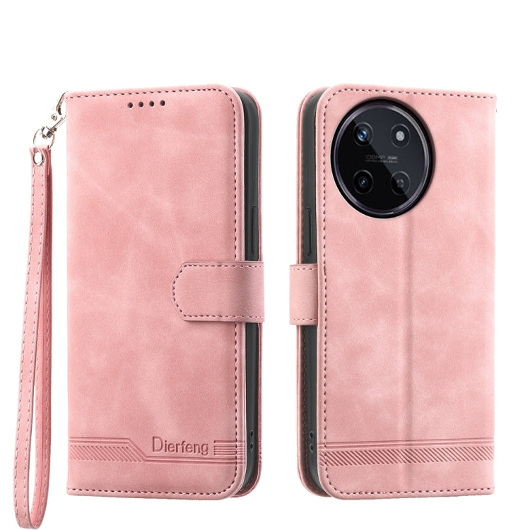 Dierfeng Dream Line TPU Hybrid PU Leather Phone Case