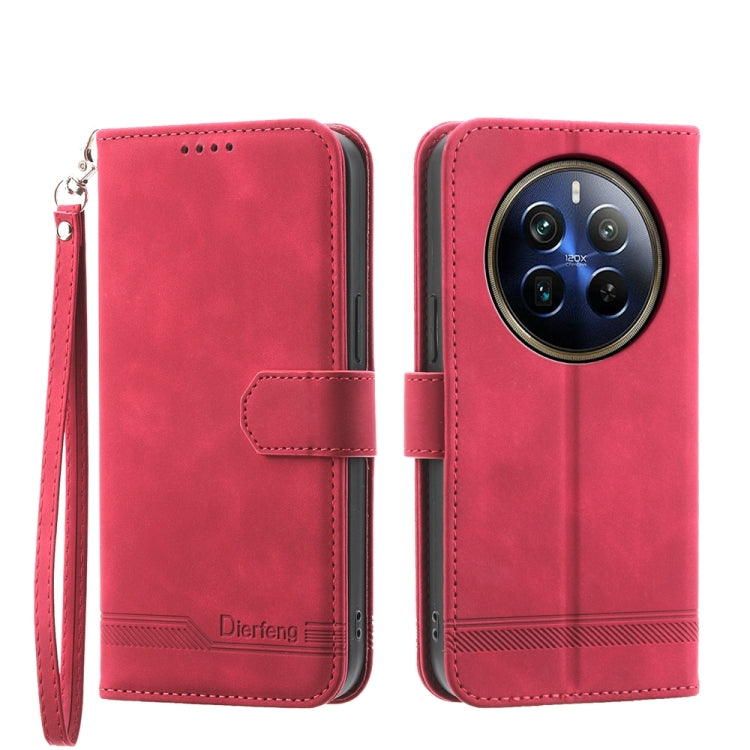 Dierfeng Dream Line TPU Hybrid PU Leather Phone Case