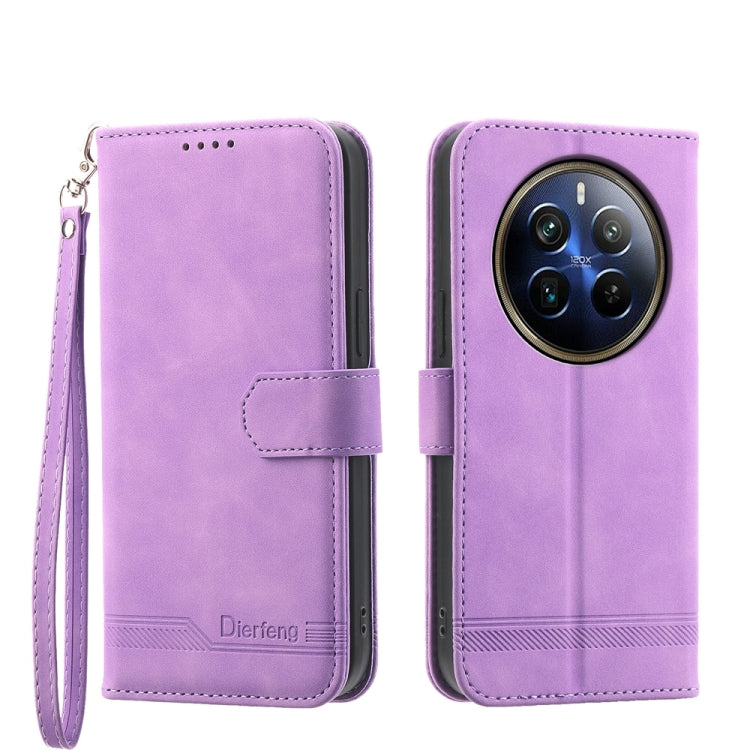 Dierfeng Dream Line TPU Hybrid PU Leather Phone Case