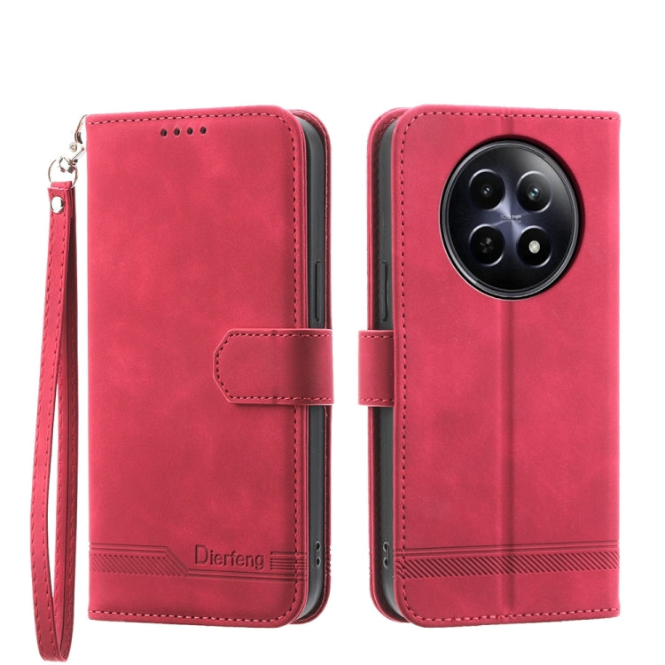 Dierfeng Dream Line TPU Hybrid PU Leather Phone Case
