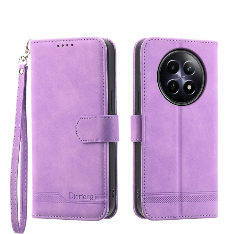 Dierfeng Dream Line TPU Hybrid PU Leather Phone Case