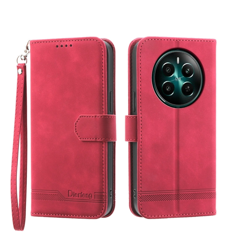 Dierfeng Dream Line TPU Hybrid PU Leather Phone Case