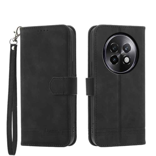 Dierfeng Dream Line TPU Hybrid PU Leather Phone Case, For Realme 13+, For Realme GT 6 Global, For Realme 12 5G, For Realme 12+, For Realme 12 Pro+, For Realme 11 4G, For Realme 11 5G, For Realme 11 Pro 5G / 11 Pro+ 5G