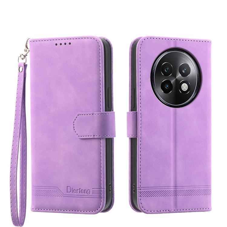 Dierfeng Dream Line TPU Hybrid PU Leather Phone Case, For Realme 13+, For Realme GT 6 Global, For Realme 12 5G, For Realme 12+, For Realme 12 Pro+, For Realme 11 4G, For Realme 11 5G, For Realme 11 Pro 5G / 11 Pro+ 5G