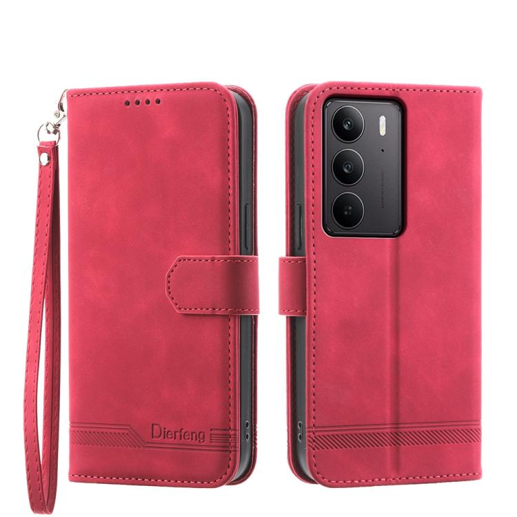 Dierfeng Dream Line TPU Hybrid PU Leather Phone Case, For Realme C85 5G / Realme 15x 5G, For Realme C85 Pro 4G, For Realme 15T 5G, For Realme 15 5G / Realme 15 Pro 5G, For Realme 14 / Realme P3 5G, For Realme 14 Pro+, For Realme 14 Pro                 ...