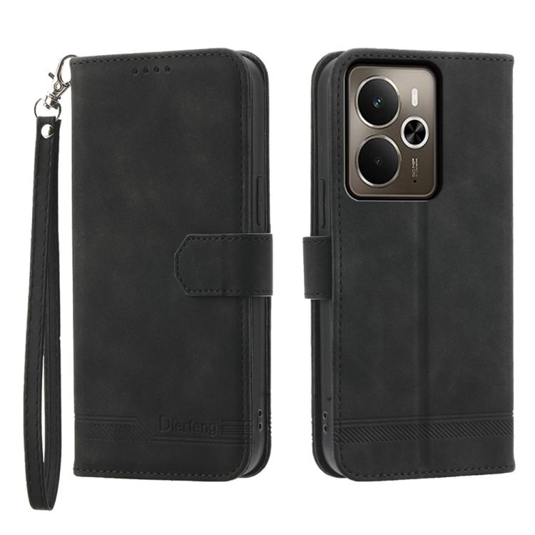 Dierfeng Dream Line TPU Hybrid PU Leather Phone Case, For Realme C85 5G / Realme 15x 5G, For Realme C85 Pro 4G, For Realme 15T 5G, For Realme 15 5G / Realme 15 Pro 5G, For Realme 14 / Realme P3 5G, For Realme 14 Pro+, For Realme 14 Pro                 ...