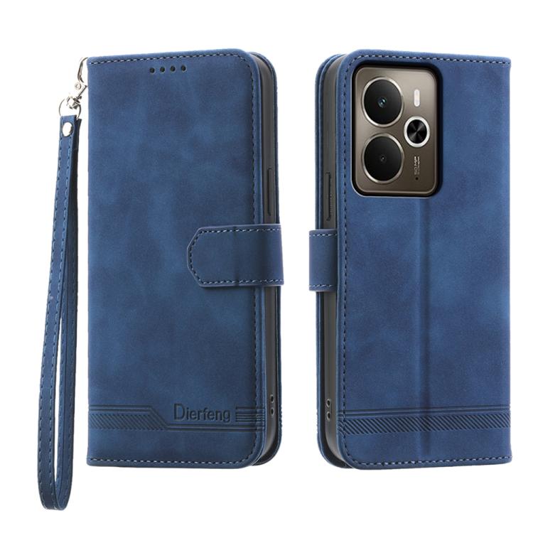 Dierfeng Dream Line TPU Hybrid PU Leather Phone Case, For Realme C85 5G / Realme 15x 5G, For Realme C85 Pro 4G, For Realme 15T 5G, For Realme 15 5G / Realme 15 Pro 5G, For Realme 14 / Realme P3 5G, For Realme 14 Pro+, For Realme 14 Pro                 ...