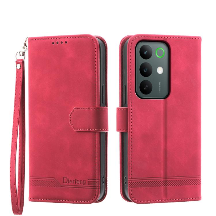 Dierfeng Dream Line TPU Hybrid PU Leather Phone Case, For Realme 16 5G, For Realme C85 5G / Realme 15x 5G, For Realme C85 Pro 4G, For Realme 15T 5G, For Realme 15 5G / Realme 15 Pro 5G, For Realme 14 / Realme P3 5G, For Realme 14 Pro+, For Realme 14 Pro