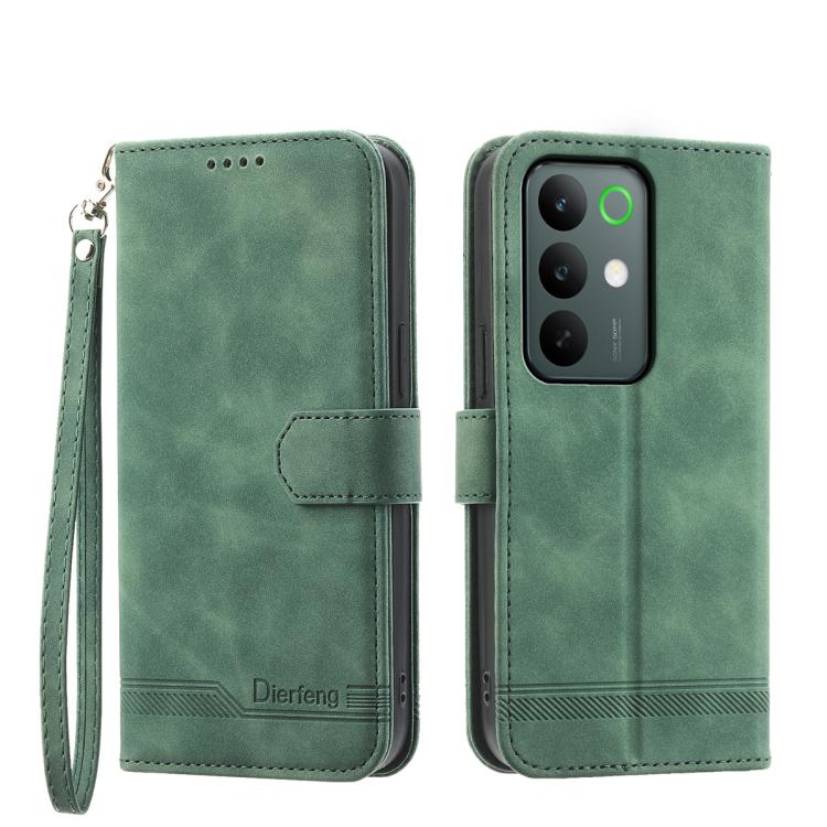 Dierfeng Dream Line TPU Hybrid PU Leather Phone Case, For Realme 16 5G, For Realme C85 5G / Realme 15x 5G, For Realme C85 Pro 4G, For Realme 15T 5G, For Realme 15 5G / Realme 15 Pro 5G, For Realme 14 / Realme P3 5G, For Realme 14 Pro+, For Realme 14 Pro