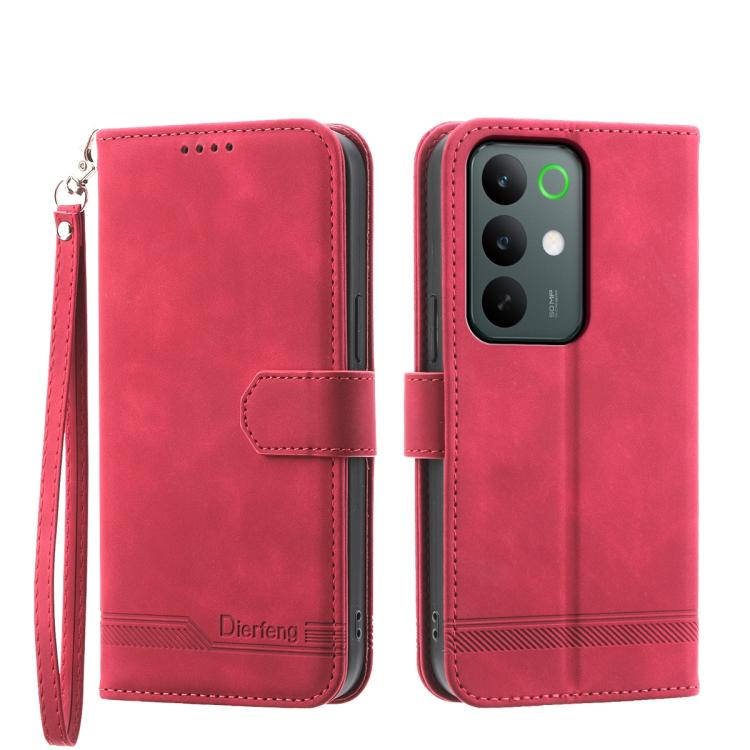 Dierfeng Dream Line TPU Hybrid PU Leather Phone Case, For Realme 16 5G, For Realme C85 5G / Realme 15x 5G, For Realme C85 Pro 4G, For Realme 15T 5G, For Realme 15 5G / Realme 15 Pro 5G, For Realme 14 / Realme P3 5G, For Realme 14 Pro+, For Realme 14 Pro