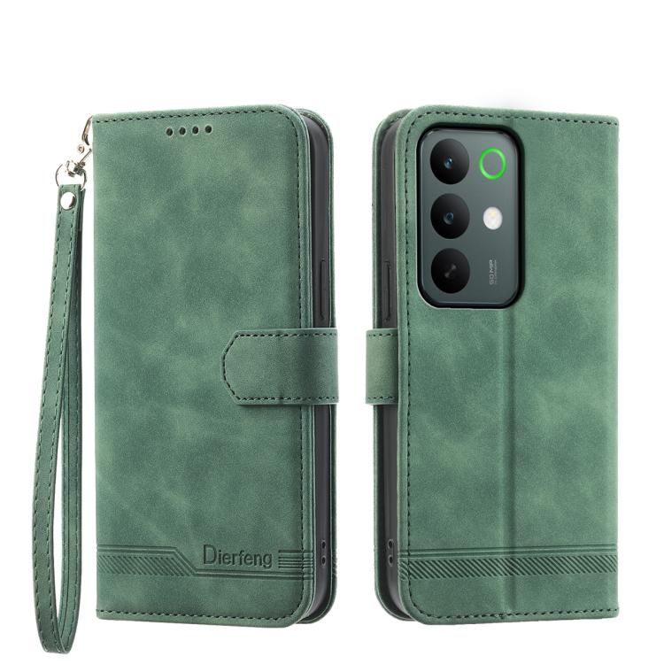 Dierfeng Dream Line TPU Hybrid PU Leather Phone Case, For Realme 16 5G, For Realme C85 5G / Realme 15x 5G, For Realme C85 Pro 4G, For Realme 15T 5G, For Realme 15 5G / Realme 15 Pro 5G, For Realme 14 / Realme P3 5G, For Realme 14 Pro+, For Realme 14 Pro