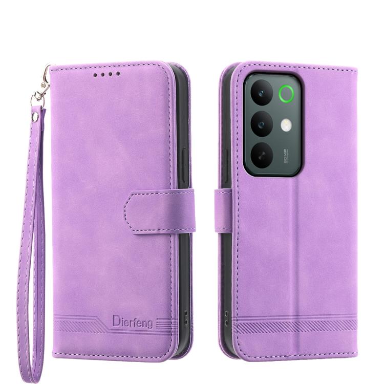 Dierfeng Dream Line TPU Hybrid PU Leather Phone Case, For Realme 16 5G, For Realme C85 5G / Realme 15x 5G, For Realme C85 Pro 4G, For Realme 15T 5G, For Realme 15 5G / Realme 15 Pro 5G, For Realme 14 / Realme P3 5G, For Realme 14 Pro+, For Realme 14 Pro