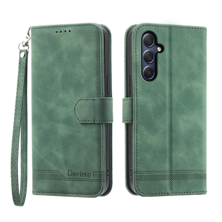 Dierfeng Dream Line TPU + PU Leather Phone Case, For Samsung Galaxy A15, For Samsung Galaxy A05, For Samsung Galaxy A05s, For Samsung Galaxy A25 5G Global, For Samsung Galaxy M54 5G, For Samsung Galaxy M62