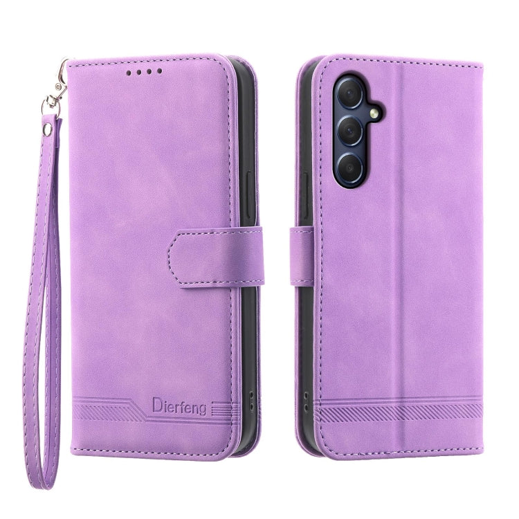 Dierfeng Dream Line TPU + PU Leather Phone Case, For Samsung Galaxy A15, For Samsung Galaxy A05, For Samsung Galaxy A05s, For Samsung Galaxy A25 5G Global, For Samsung Galaxy M54 5G, For Samsung Galaxy M62