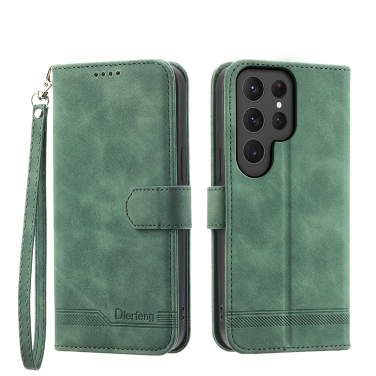 Dierfeng Dream Line TPU + PU Leather Phone Case, For Samsung Galaxy M55, For Samsung Galaxy M15 5G / F15 5G, For Samsung Galaxy Xcover 7, For Samsung Galaxy A55, For Samsung Galaxy A35, For Samsung Galaxy S24 Ultra 5G, For Samsung Galaxy S24+ 5G       ...