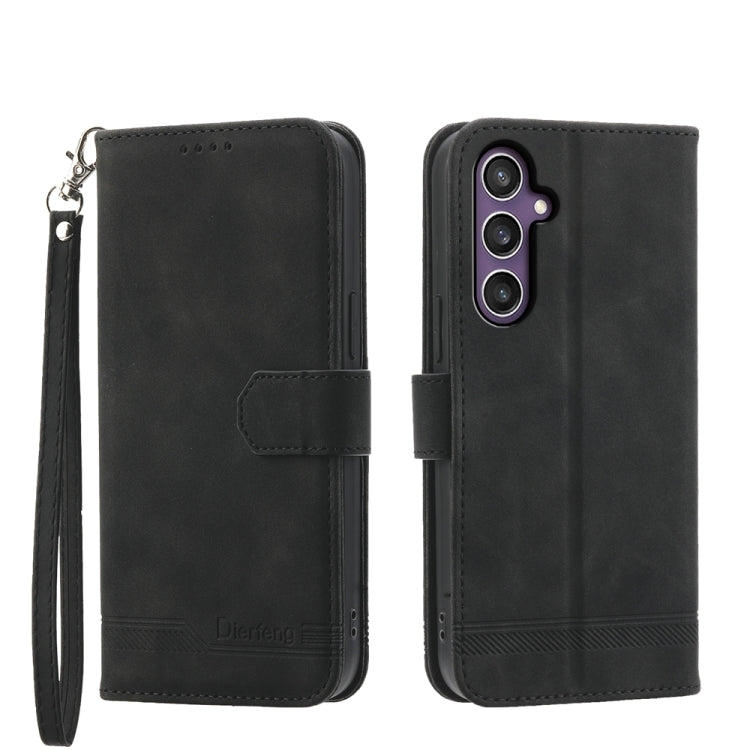 Dierfeng Dream Line TPU + PU Leather Phone Case, For Samsung Galaxy M55, For Samsung Galaxy M15 5G / F15 5G, For Samsung Galaxy Xcover 7, For Samsung Galaxy A55, For Samsung Galaxy A35, For Samsung Galaxy S24 Ultra 5G, For Samsung Galaxy S24+ 5G       ...