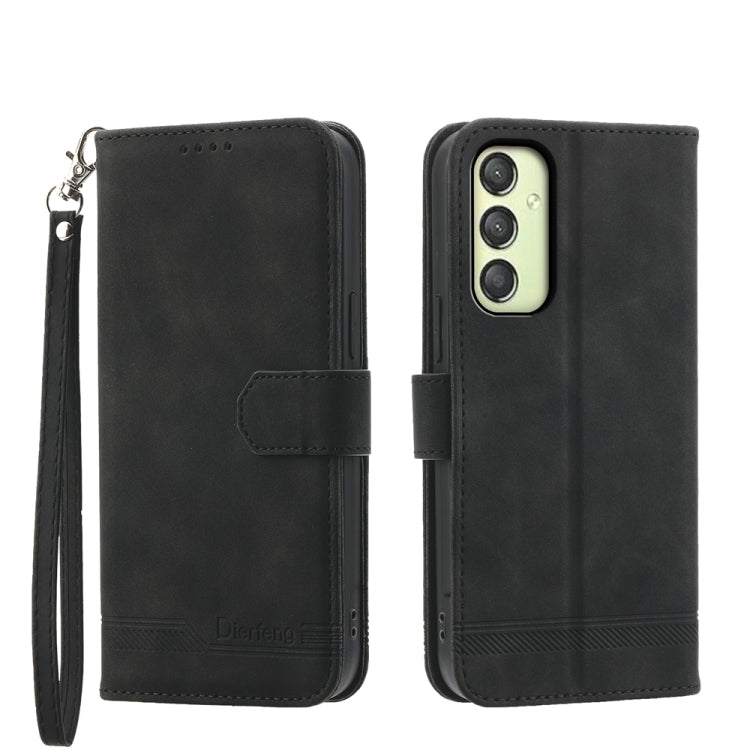 Dierfeng Dream Line TPU + PU Leather Phone Case, For Samsung Galaxy A15, For Samsung Galaxy A05, For Samsung Galaxy A05s, For Samsung Galaxy A25 5G Global, For Samsung Galaxy M54 5G, For Samsung Galaxy M62