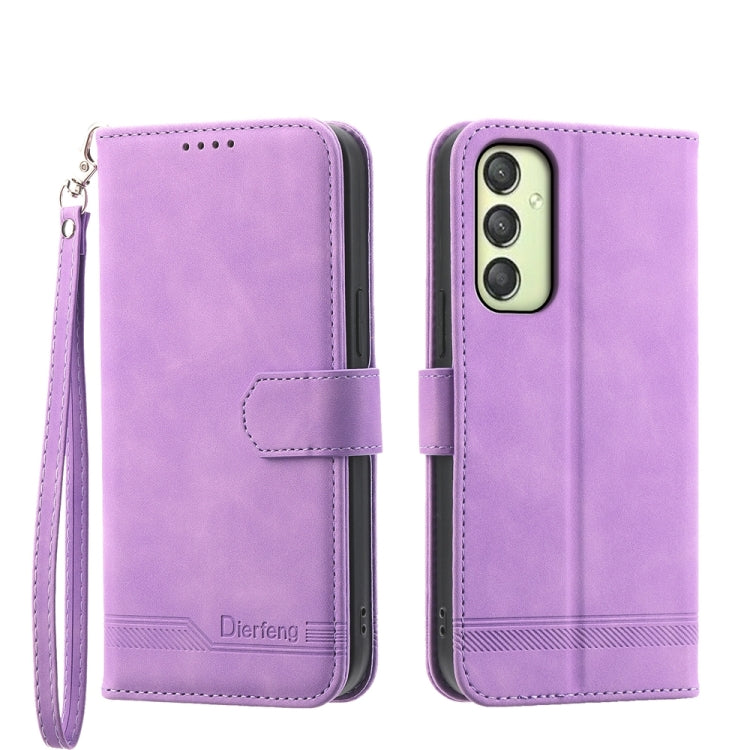 Dierfeng Dream Line TPU + PU Leather Phone Case, For Samsung Galaxy A15, For Samsung Galaxy A05, For Samsung Galaxy A05s, For Samsung Galaxy A25 5G Global, For Samsung Galaxy M54 5G, For Samsung Galaxy M62