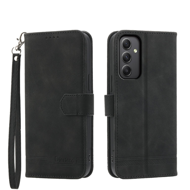 Dierfeng Dream Line TPU + PU Leather Phone Case, For Samsung Galaxy M55, For Samsung Galaxy M15 5G / F15 5G, For Samsung Galaxy Xcover 7, For Samsung Galaxy A55, For Samsung Galaxy A35, For Samsung Galaxy S24 Ultra 5G, For Samsung Galaxy S24+ 5G       ...