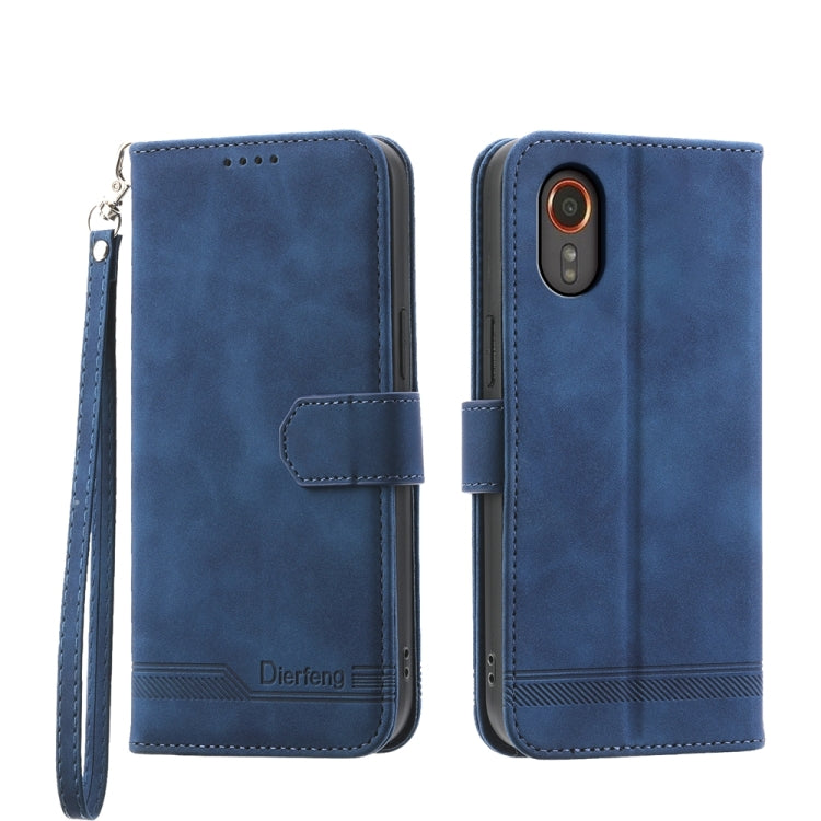Dierfeng Dream Line TPU + PU Leather Phone Case, For Samsung Galaxy M55, For Samsung Galaxy M15 5G / F15 5G, For Samsung Galaxy Xcover 7, For Samsung Galaxy A55, For Samsung Galaxy A35, For Samsung Galaxy S24 Ultra 5G, For Samsung Galaxy S24+ 5G       ...