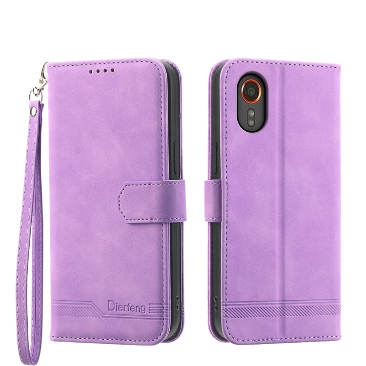 Dierfeng Dream Line TPU + PU Leather Phone Case, For Samsung Galaxy M55, For Samsung Galaxy M15 5G / F15 5G, For Samsung Galaxy Xcover 7, For Samsung Galaxy A55, For Samsung Galaxy A35, For Samsung Galaxy S24 Ultra 5G, For Samsung Galaxy S24+ 5G       ...